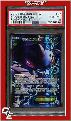 Plasma Blast 97 Full Art Genesect EX PSA 8