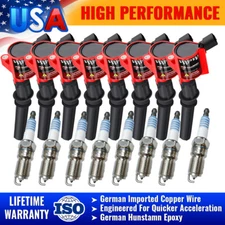 8PCS paquete de bobina de encendido y bujía de iridio para Ford F-150 4.6L 5.4L
