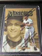 Cal Ripken 1997 Finest (Topps) Masters Gold card #334 w/protective coating.