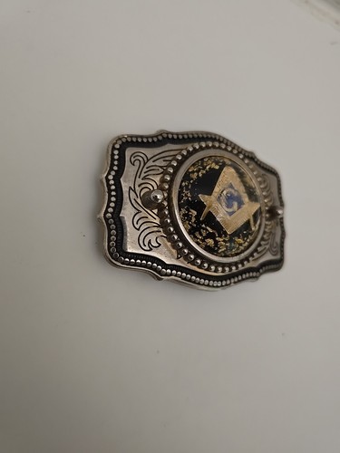 Vintage Masonic Freemason Belt Buckle - Picture 7 of 21