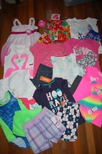 NWT Girls 6 Spring Summer 21 Piece Lot Sets Dresses Swimsuit Pjs RV 375