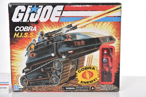 Hasbro GI Joe Retro COBRA HISS H.I.S.S.S. Vehículo cisterna con figura ~ nuevo en caja - Imagen 2 de 8