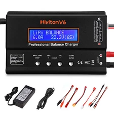 Balance Charger Discharger 1-6S Digital Battery Pack Charger for NiMH/NiCD/Li-PO