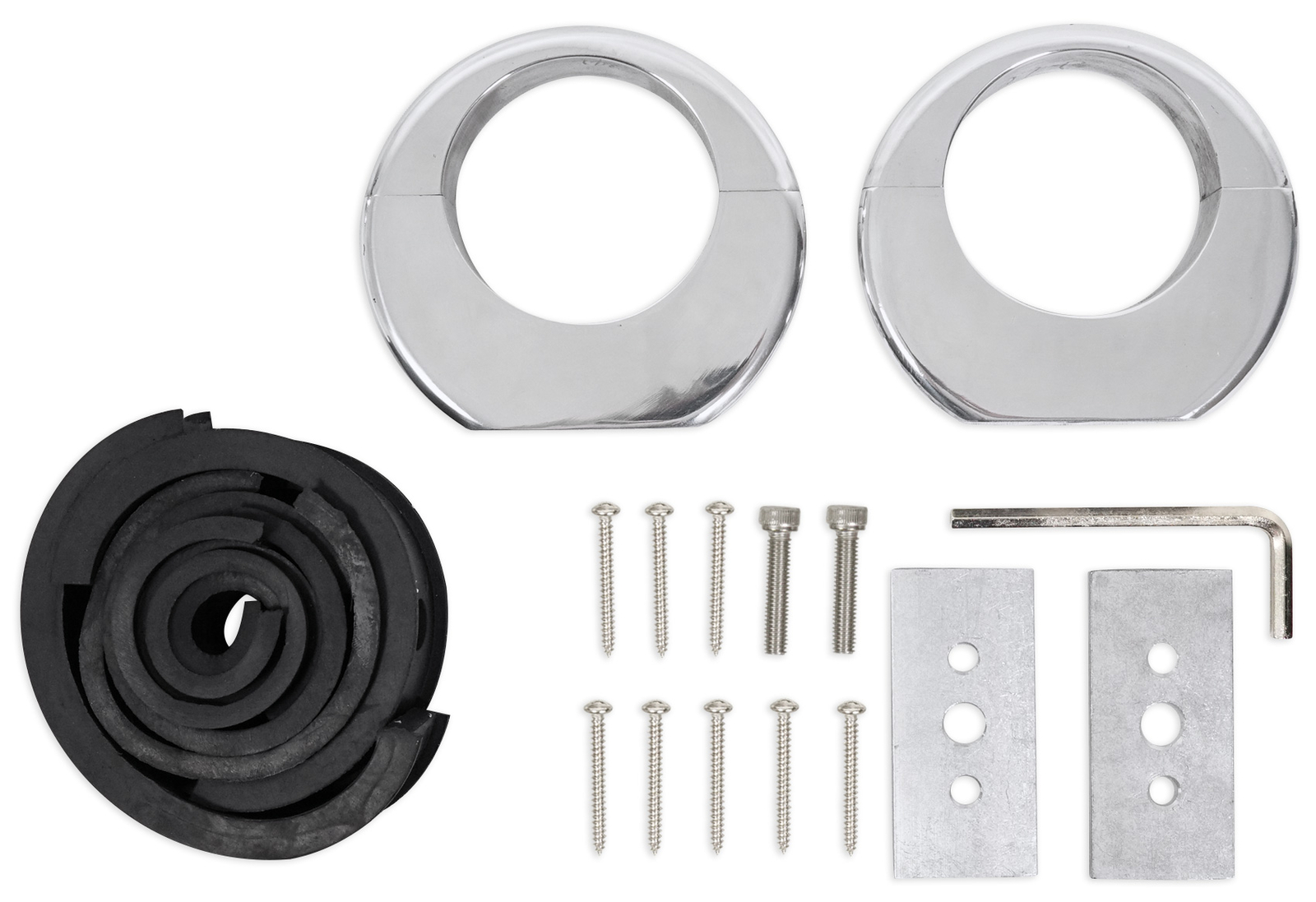 2 8 серебряных стручков корпуса башни вейкборда для динамиков Rockford Fosgate PM282H