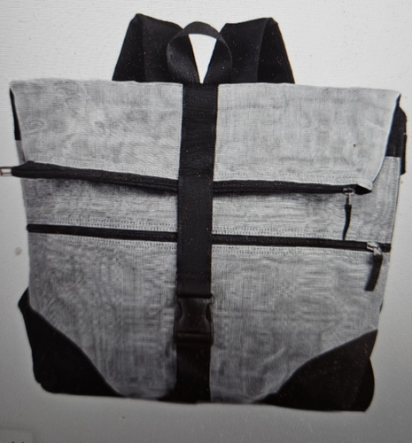 SMATERIA Comma uncycled Laptop blue Nylon mesh overlay black bag - 第 1/9 張圖片