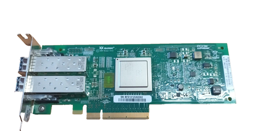 4 X QLOGIC QLE2562-SUN 8Gbps Dual Port Fiber Channel Low Profile Adapter w SFP'S - Picture 3 of 5