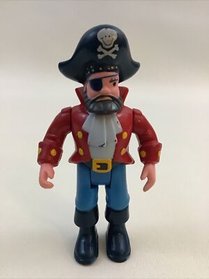 Little Tikes Mighty Voyager Adventures Pirate Captain Figure Toy Jointed 4 