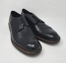 Kenneth Cole Men's Say Something LE Plain Toe Dress Shoes, Black ( 11.5 M )