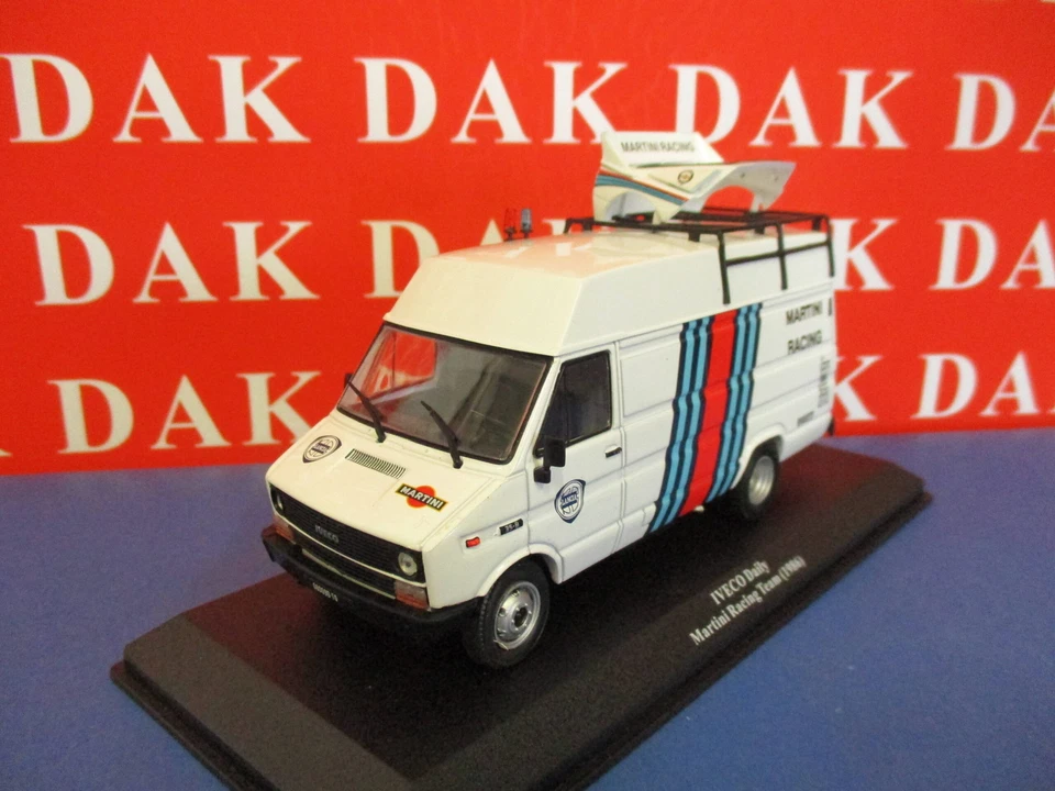 Die cast 1/43 Modellino Furgone Iveco Daily Lancia Martini Rally Team 1986 - Immagine 2 di 4