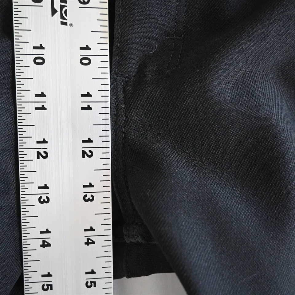 Pantalones de mezclilla para hombre Wrangler 44x32 negros 82BK Rockabilly Wrancher corte bota Foto 3 de 4