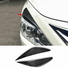 Real Carbon Fiber Front Headlight Lamp Eyebrow For Nissan Altima Teana 2013-2015 Real Carbon Fiber Front Headlight Lamp Eyebrow For Nissan Altima Teana 2013-2015