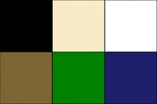 1" Square Self Adhesive Target Pasters, 1 Roll of 1000, Choice of Color