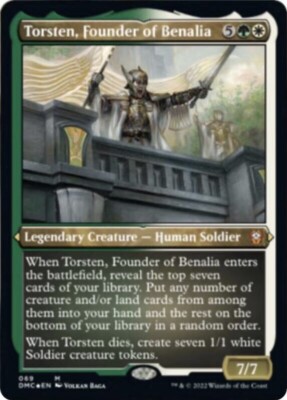 Torsten, Founder of Benalia (Foil Etched) - Commander: Dominaria United (DMC)