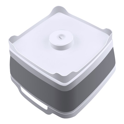 Kitchen Foldable Dish Tub Washing Draining Basin Plastic Wash Food Basket Sink - Picture 8 of 12