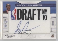 2010-11 Prestige NBA Class Draft Logo 93/399 Larry Sanders #15 Patch Auto 0c3