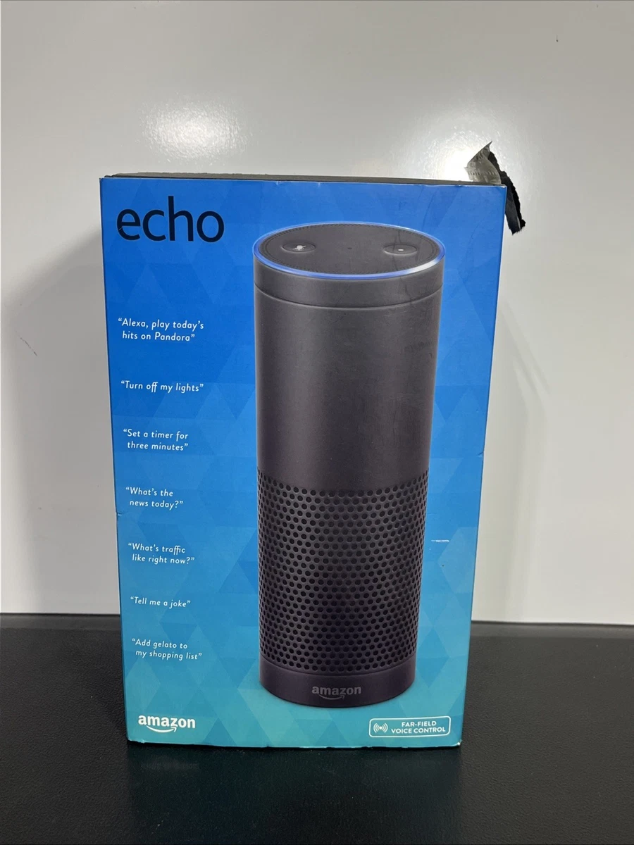 Amazon Echo (1st Generation) Alexa Black Smart Speakers for sale