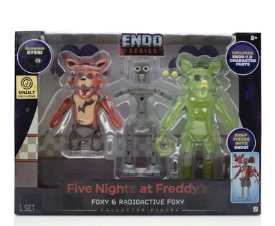 Presale-Five Nights at Freddy s Endo-01 & Radioactive Foxy IN HAND