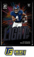 2024 Donruss Optic #5 Malik Nabers Light It Up