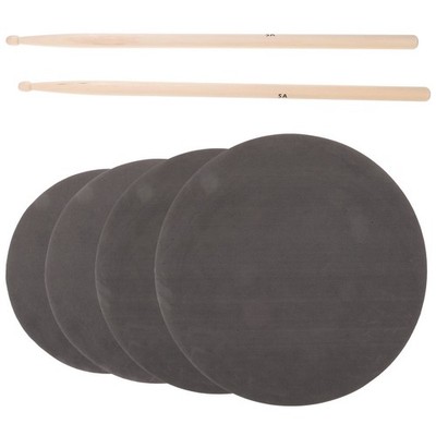 Leises Schlagzeugübungspad Practice Set Trommelzubehör Schlagzeugpolster