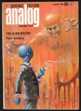 ANALOG Piers Anthony Verge Foray Poul Anderson Harry Harrison Tiptree ++ 3 1968