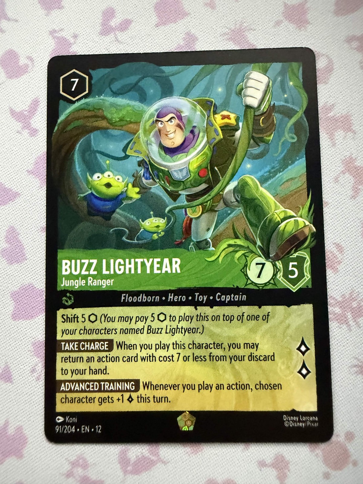 Buzz Lightyear - Jungle Ranger 91/204 Legendary Wilds Unknown Lorcana Near Mint
