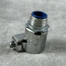 Thomas & Betts Tite-Bite 1/2" Set Screw Straight Steel Flex Connector - 18 Ct