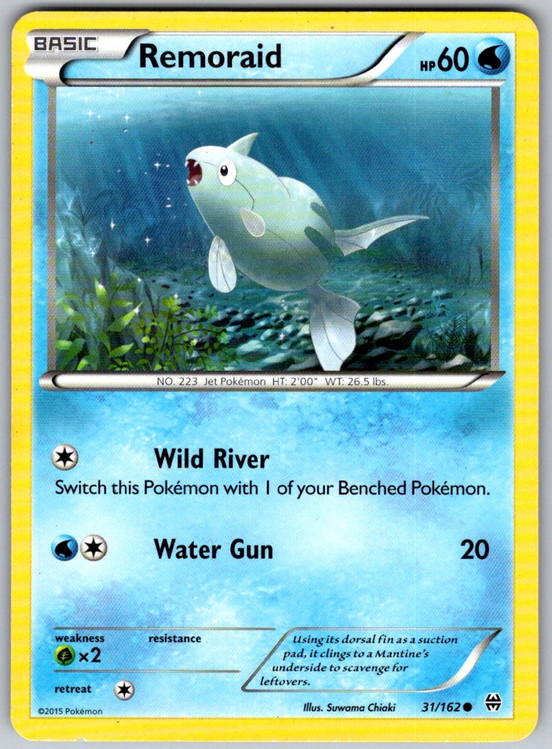 2015 Remoraid 31/162 Pokemon BREAKthrough C