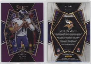 2021 Panini Select Premier Level Purple Prizm /75 Kellen Mond #164 Rookie RC
