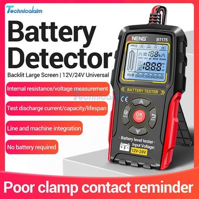 ANENG BT175 12V 24V Car Lead-Acid Battery Tester Analyzer Test Diagnostic Tool