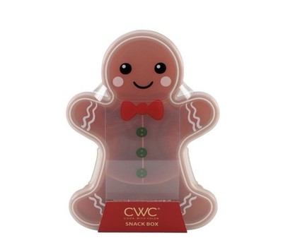 NWT Cook With Color Small Gingerbread Man Snack Box