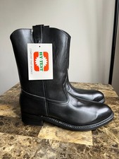 Vintage Hy-Test Steel Toe Roper Work Boots 11B USA Made Pull on ( with box)