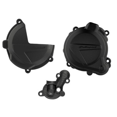 Polisport Engine Covers Kit for Beta RR 250/300 (2018-2022) - Black