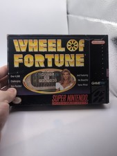 Wheel of Fortune Super Nintendo Entertainment System SNES Complete in Box