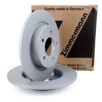 Zimmermann Bremsscheiben FüR Mazda 3 Bk Bl 16/17 Zoll 5 Cw CR19 15 Zoll Hinten