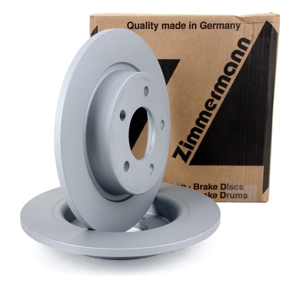 Zimmermann Bremsscheiben FüR Mazda 3 Bk Bl 16/17 Zoll 5 Cw CR19 15 Zoll Hinten-image