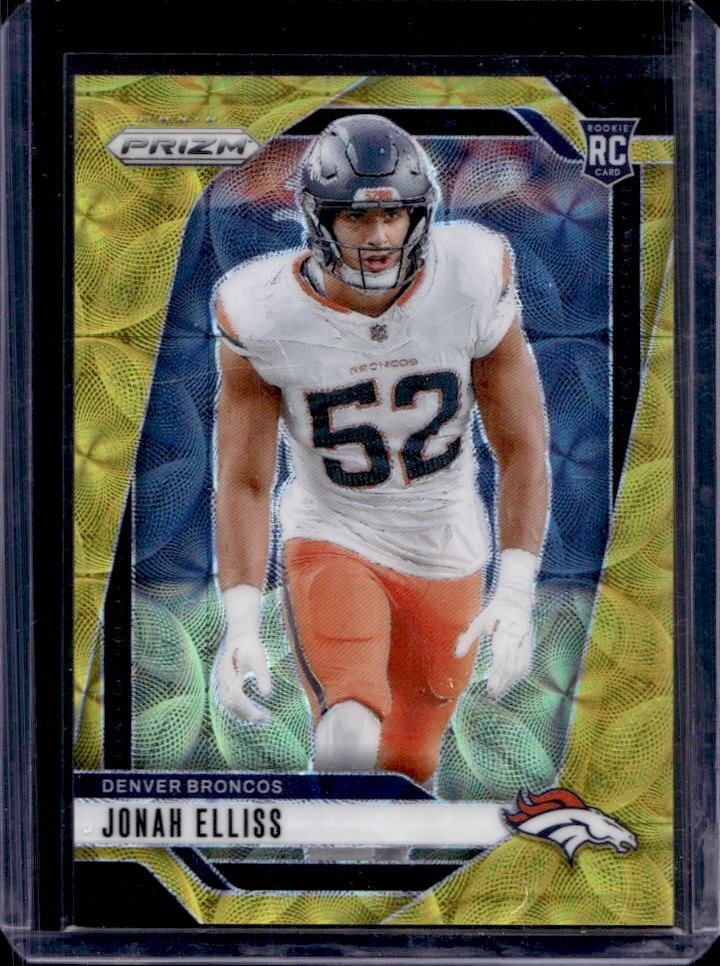 Jonah Elliss Panini Prizm #356 Gold Choice
