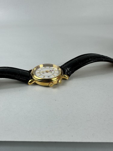 Reloj Louis Philippe The Presidents Movimiento Cuarzo Con Correa De Cuero - Funciona - Imagen 7 de 10