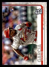 2019 Topps 582 Montgomery Parallel #227 Adolis Garcia RC St. Louis Cardinals 