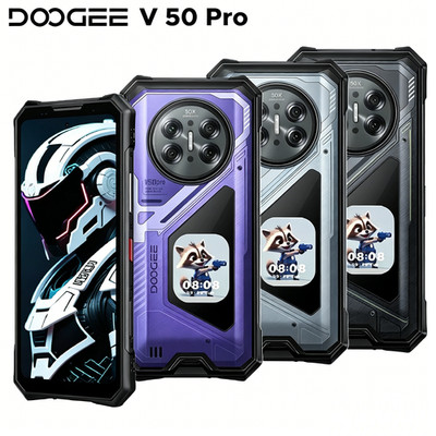 DOOGEE V50 Pro AI Pets 5G Robust Smartphone 52GB+512GB Android 16 1100mAh 6,78''