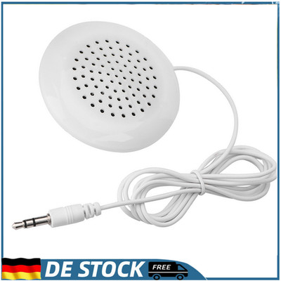 New DIY Pillow Speaker 3.5mm Mini Stereo Speaker-For MP3 Phone Portable CD.