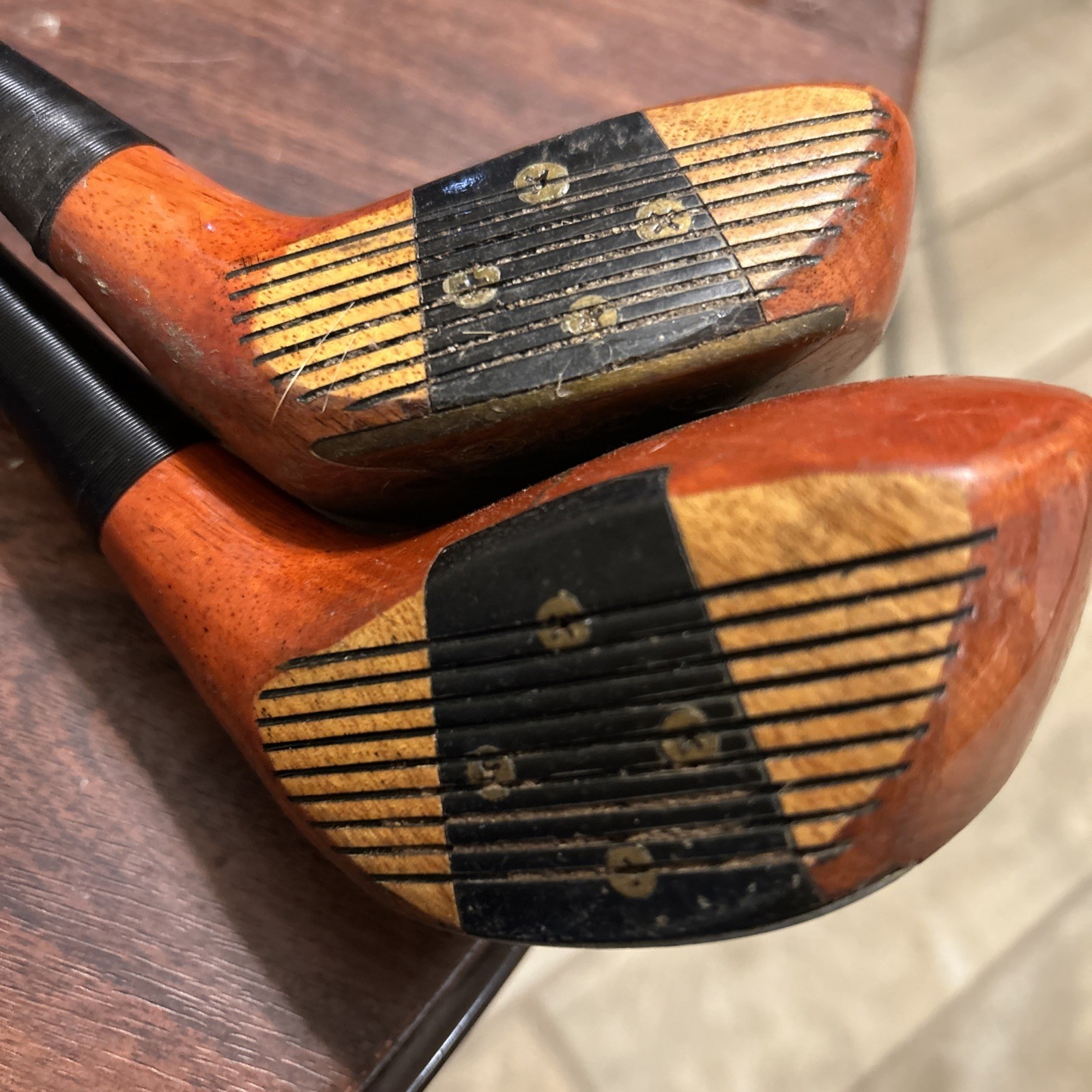 как выглядит Vintage Arnold Palmer PG Professional Registered Wood Driver 1 And 3 Wood фото