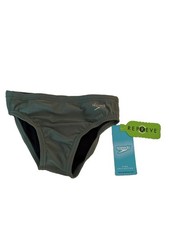 Speedo Eco Endurance REPREVE Vibe Collection Swim Brief Size 26 -Dark ivy