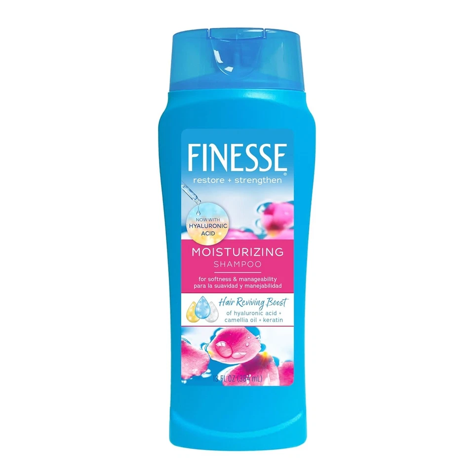 Champú Hidratante Finesse Restore + Strengthen, 13 Oz (Pack de 6), Hidrata Foto 2 de 4