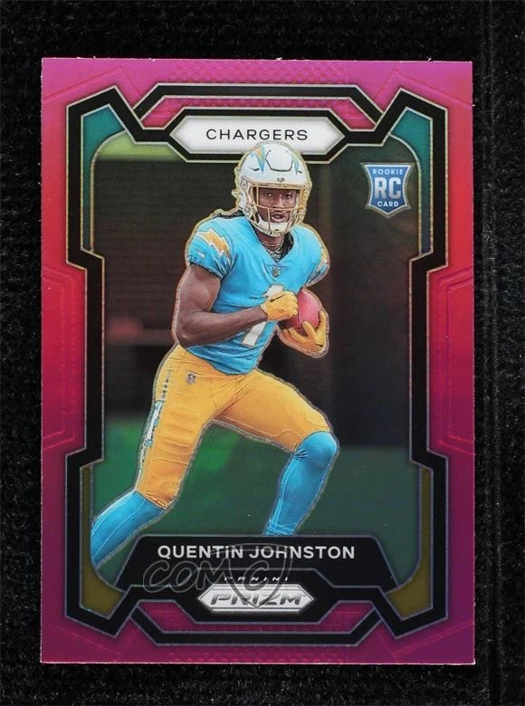 2023 Panini Prizm Rookies Pink Prizm Quentin Johnston #353 Rookie RC