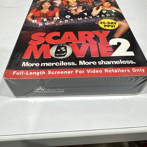 Scary Movie 2 VHS Sealed mit Wasserzeichen Horror Komödie Demo 2000er Promo Selten Rarität - Bild 2 von 7