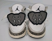 Air Jordan 3 Retro Hide N Sneak Toddler Size 6C Elephant Leather Shoes