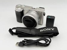 Sony  6000 Power Zoom Lens Kit ILCE-6000L Silver 16-50mm OSS Digital Camera