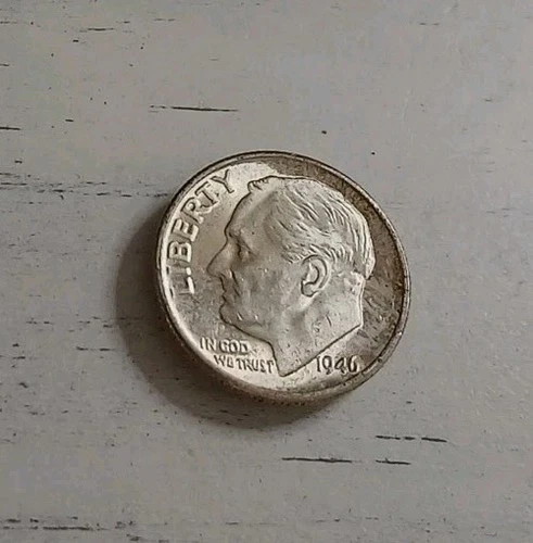 Photo of a 1946-S Roosevelt Dime from an eBay listing that sold on Jul 18, 2026