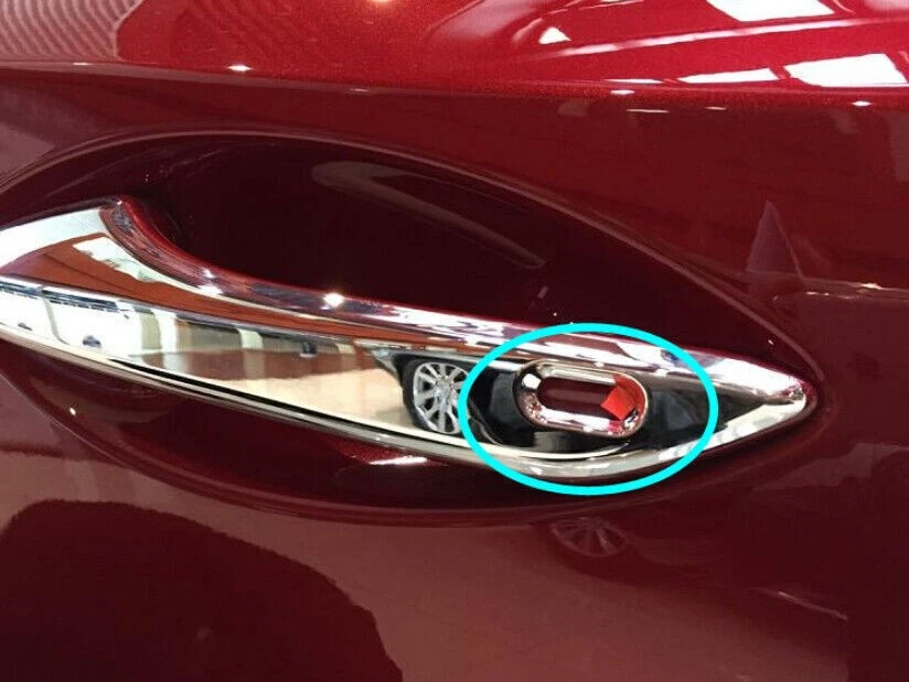 Cubierta de manija de puerta lateral cromada para Lexus NX 200t 300 300h 15-2021 Foto 4 de 4