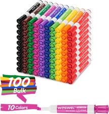 Dry Erase Markers, Chisel Tip Whiteboard Markers, Low Odor Thick Dry Markers, 10